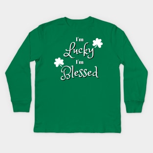 Funny St patrick day Kids Long Sleeve T-Shirt